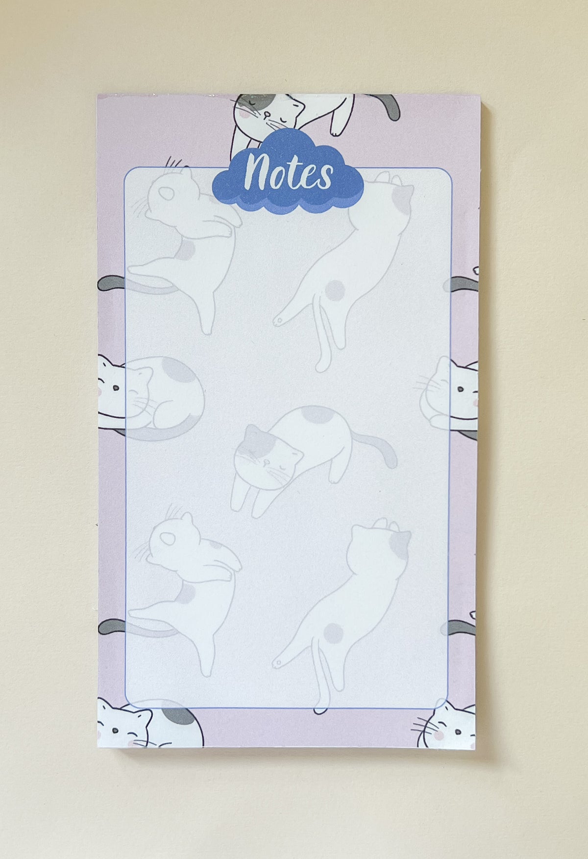 Sleepy Cat Notepad