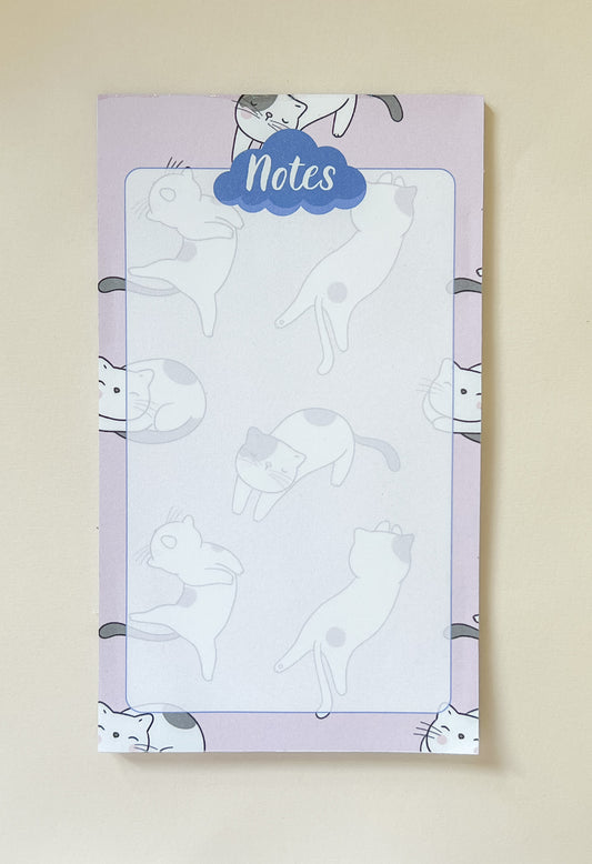 Sleepy Cat Notepad
