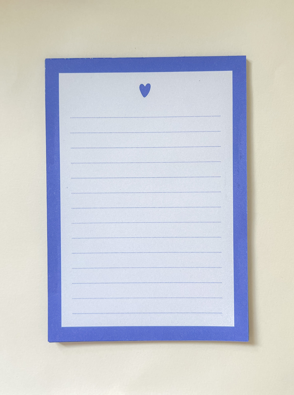 Minimal Heart Notepad