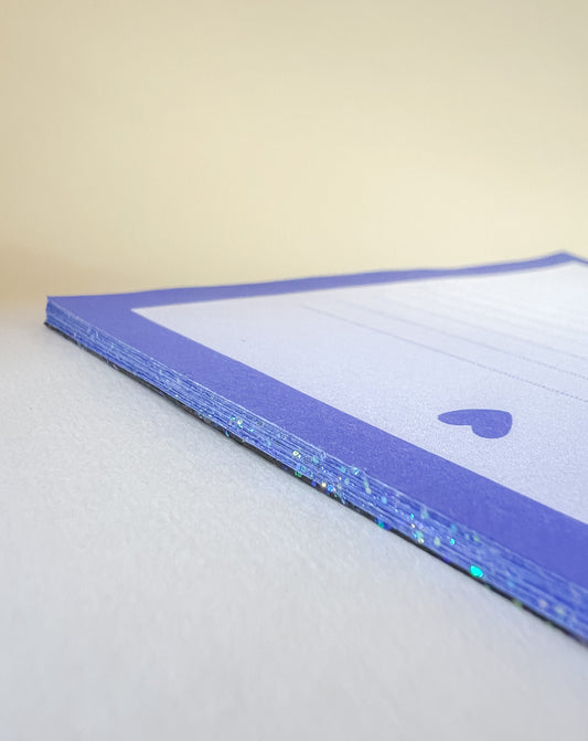 Minimal Heart Notepad