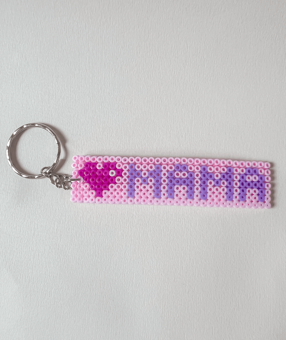 Perler Bead Name Keychain: Custom