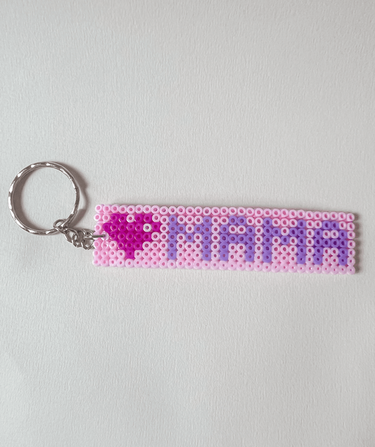 Perler Bead Name Keychain: Custom