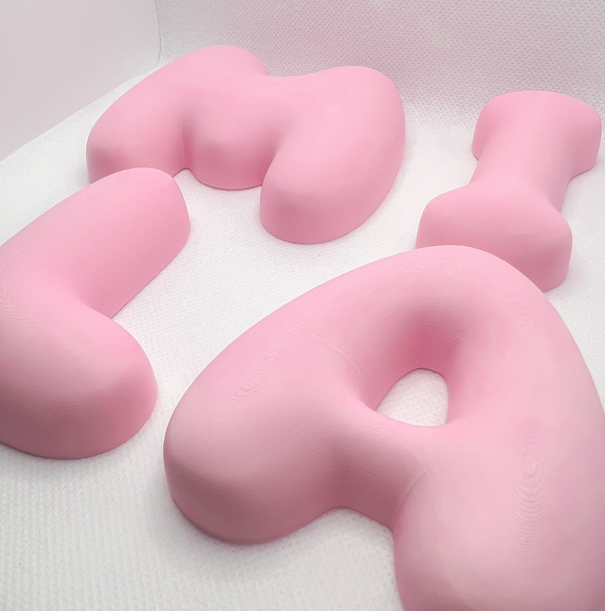Pastel Bubbly Letters - Custom Print